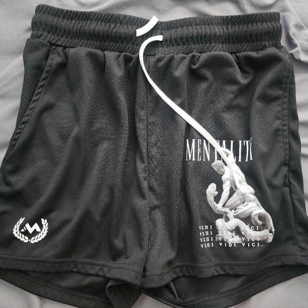 MENTALITY VENI VIDI VICI MESH SHORTS